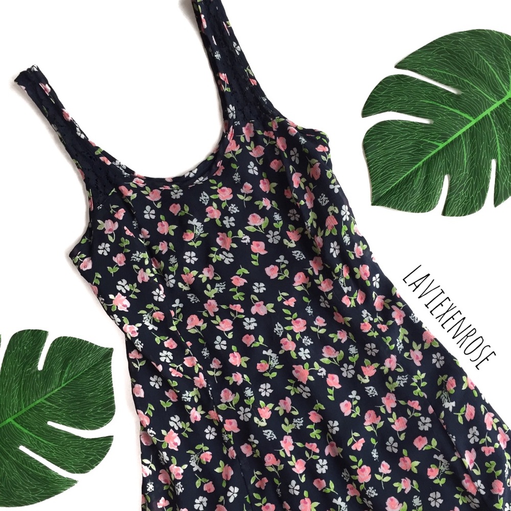 Abercrombie Girls Blue Floral Dress